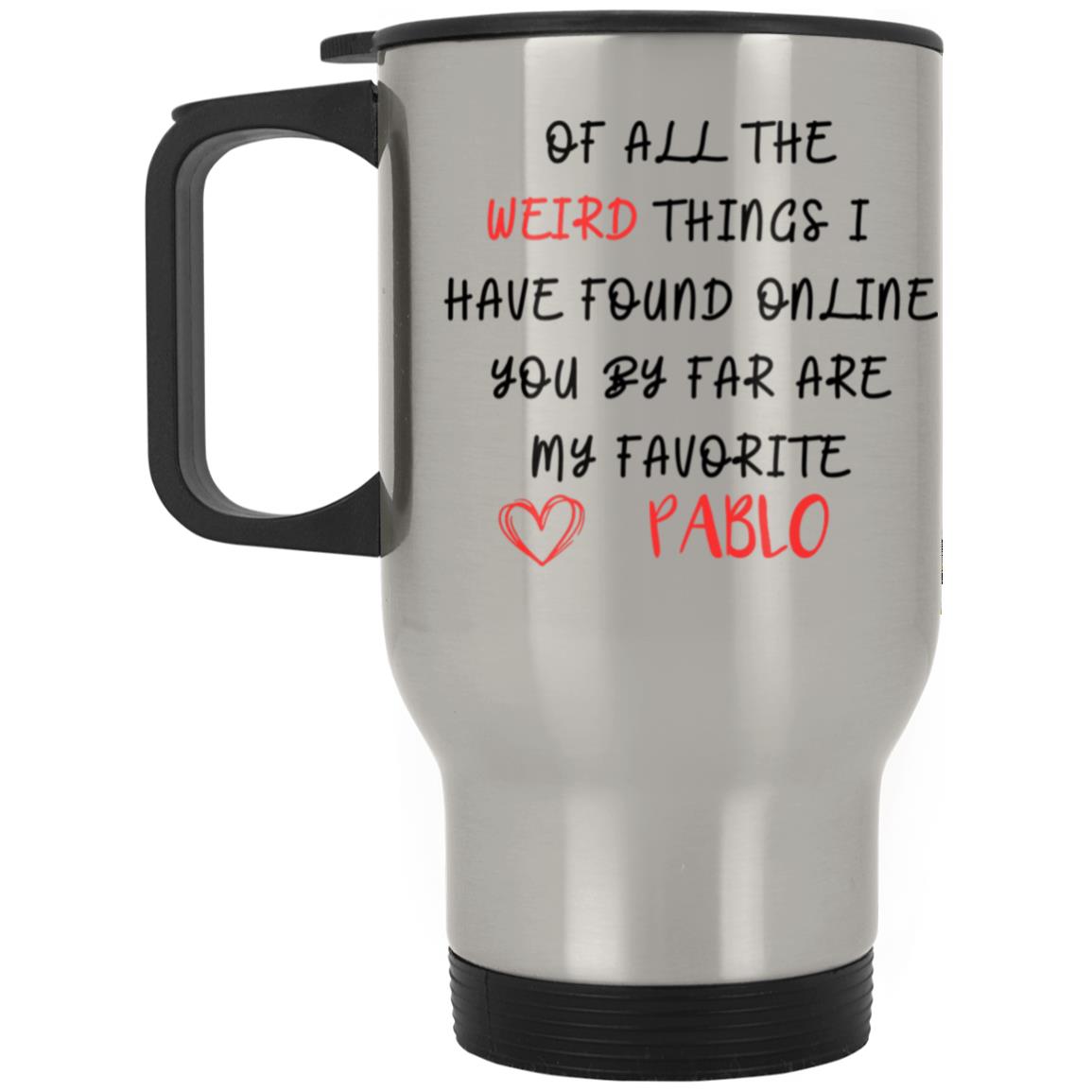 DE TODAS LAS COSAS RARAS Tazas, Novio/Novia Regalo del Día de San Valentín para él/ella, Regalo divertido para él/ella, Regalo de aniversario de marido/esposa