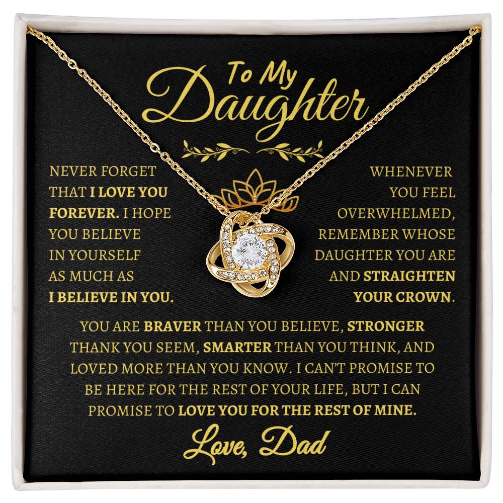 To My Daughter Love Dad B/G