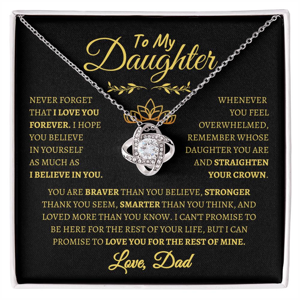 To My Daughter Love Dad B/G