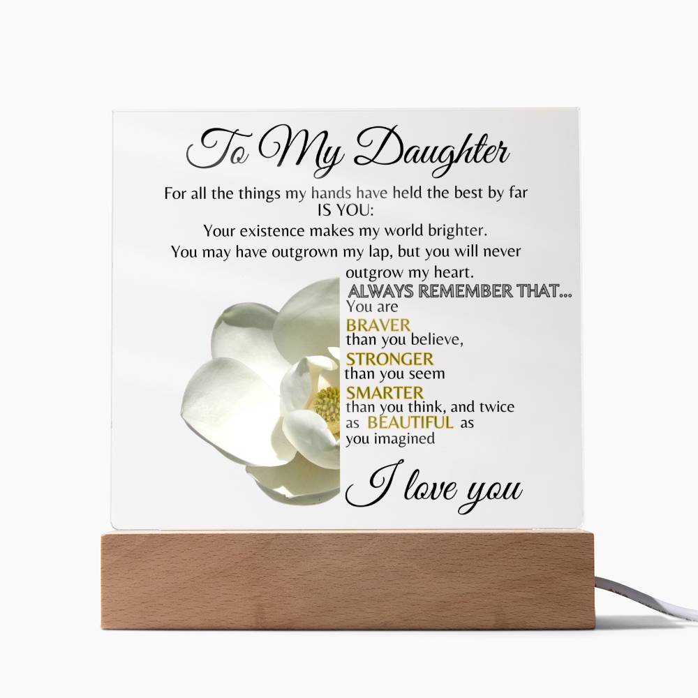 To My Daughter
