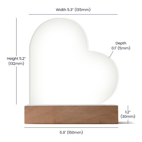 Heartfelt Shine Night Light