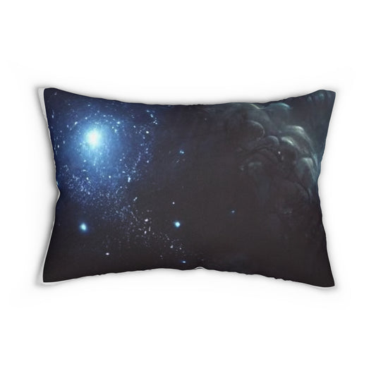 Celestial Spun Polyester Lumbar Pillow