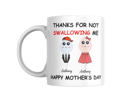 Mom, Thanks for Not Swallowing Me! Happy Mother's Day