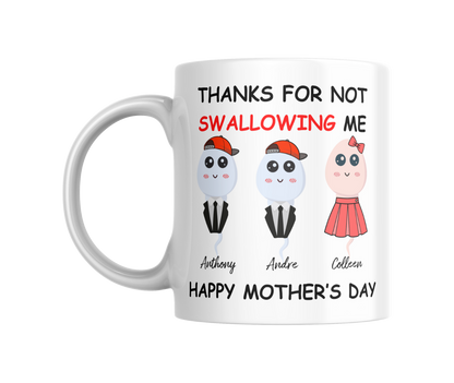 Mom, Thanks for Not Swallowing Me! Happy Mother's Day