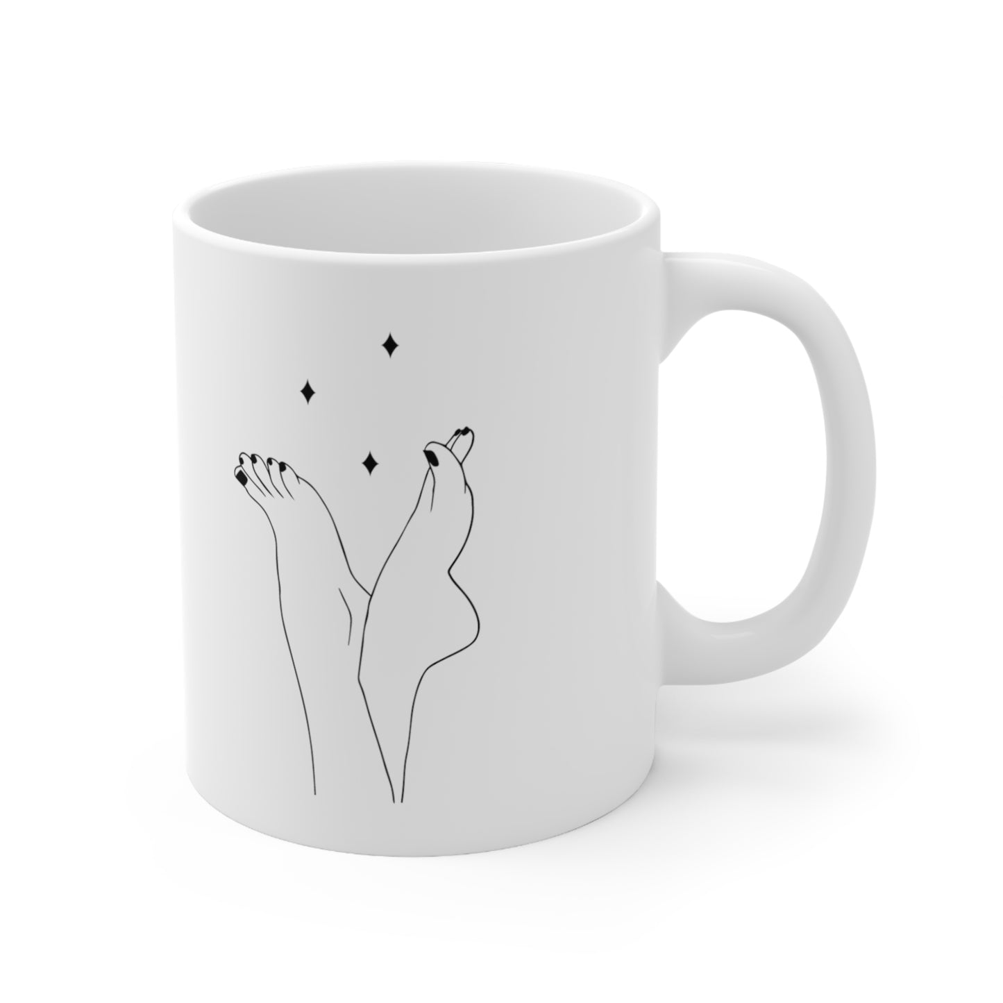 Mujer fuerte e independiente ¡COMPROBAR! - Taza de cerámica 11oz