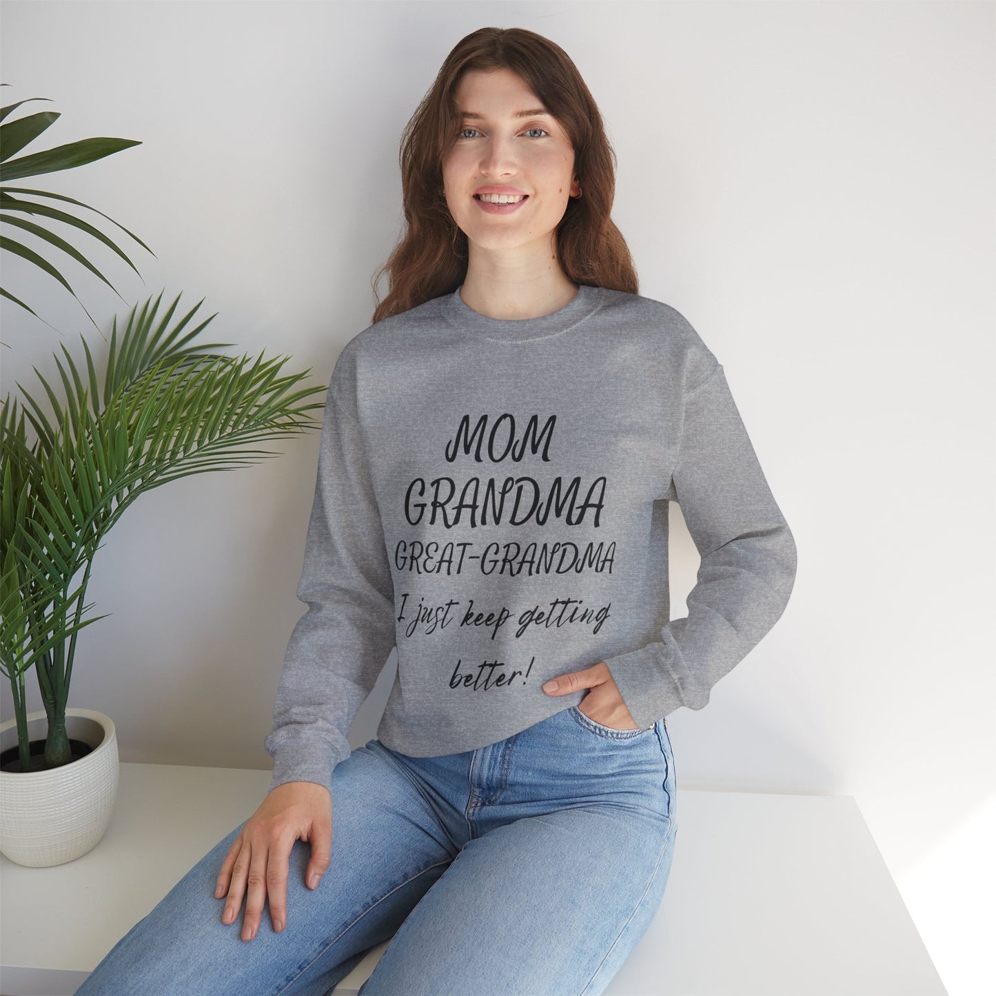 Cozy Mom, Grandma, Great-Grandma Sweatshirt