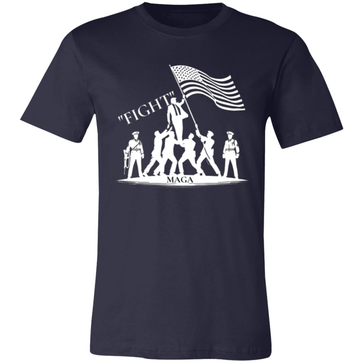 MAGA Resilient Patriot FIGHT T-Shirt Dark