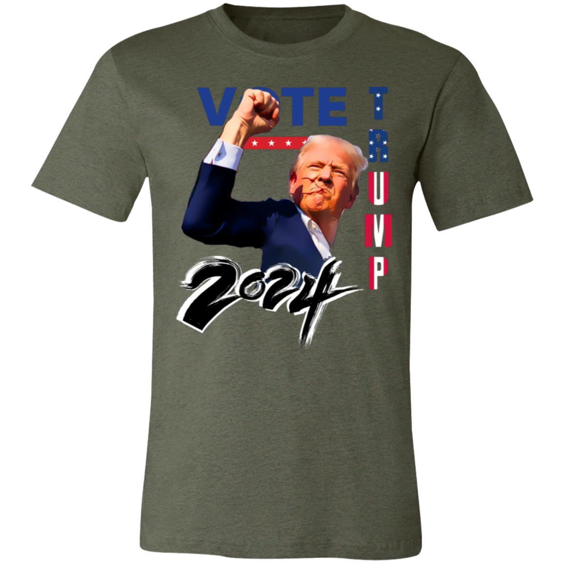 "Vote Trump 2024" Patriotic Graphic Short-Sleeve T-Shirt