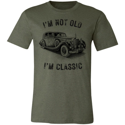 I'm Not Old I'm Classic Funny Car Graphic - Camiseta de manga corta para hombre y mujer 