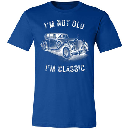 I'm Not Old I'm Classic Funny Car Graphic - Camiseta de manga corta para hombre y mujer 