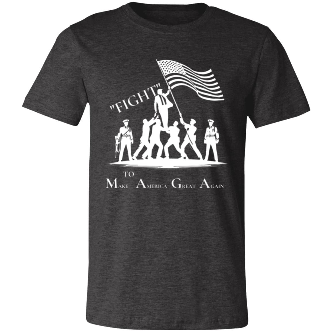 MAGA Resilient Patriot FIGHT T-Shirt Dark