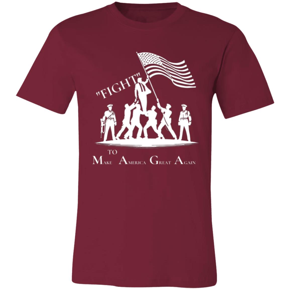 MAGA Resilient Patriot FIGHT T-Shirt Dark