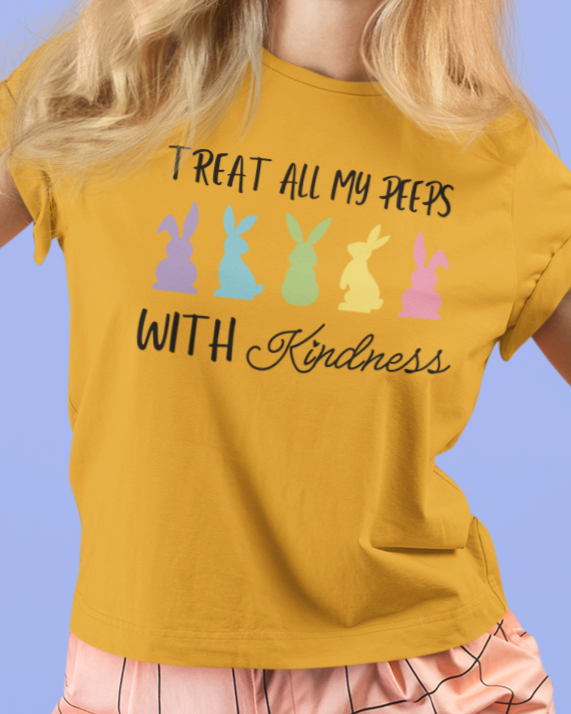 Treat All Peeps With Kindness Shirt, Teachers Easter Shirt