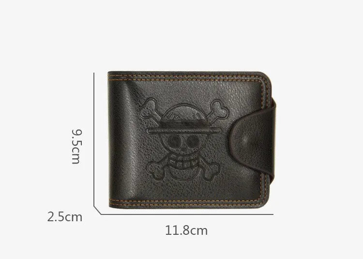 New Men's Wallet Multi-card Space Trendy Fashion Casual Large Capacity PU Leather Cartoon Short Money Clip Coin Purse Card Bag