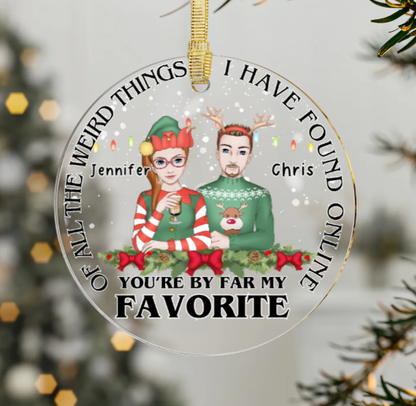 You're My Favorite Find Ornament