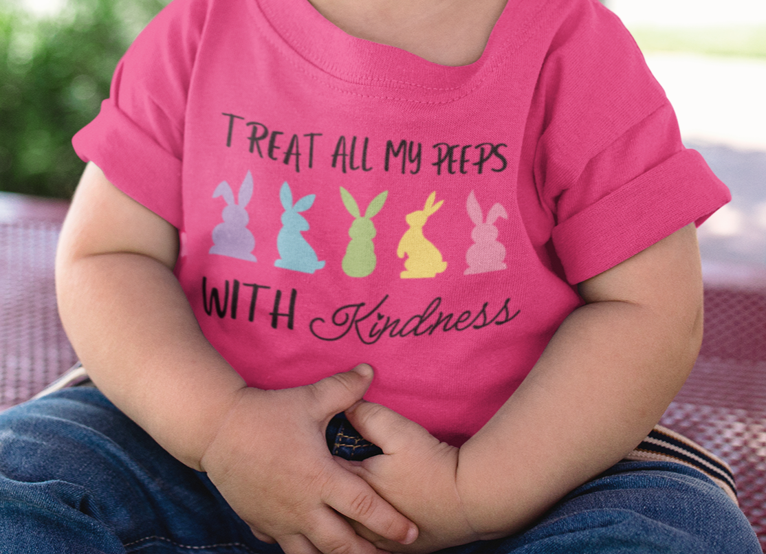 Treat All Peeps With Kindness Toddler Shirt