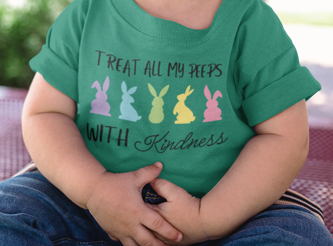 Treat All Peeps With Kindness Toddler Shirt