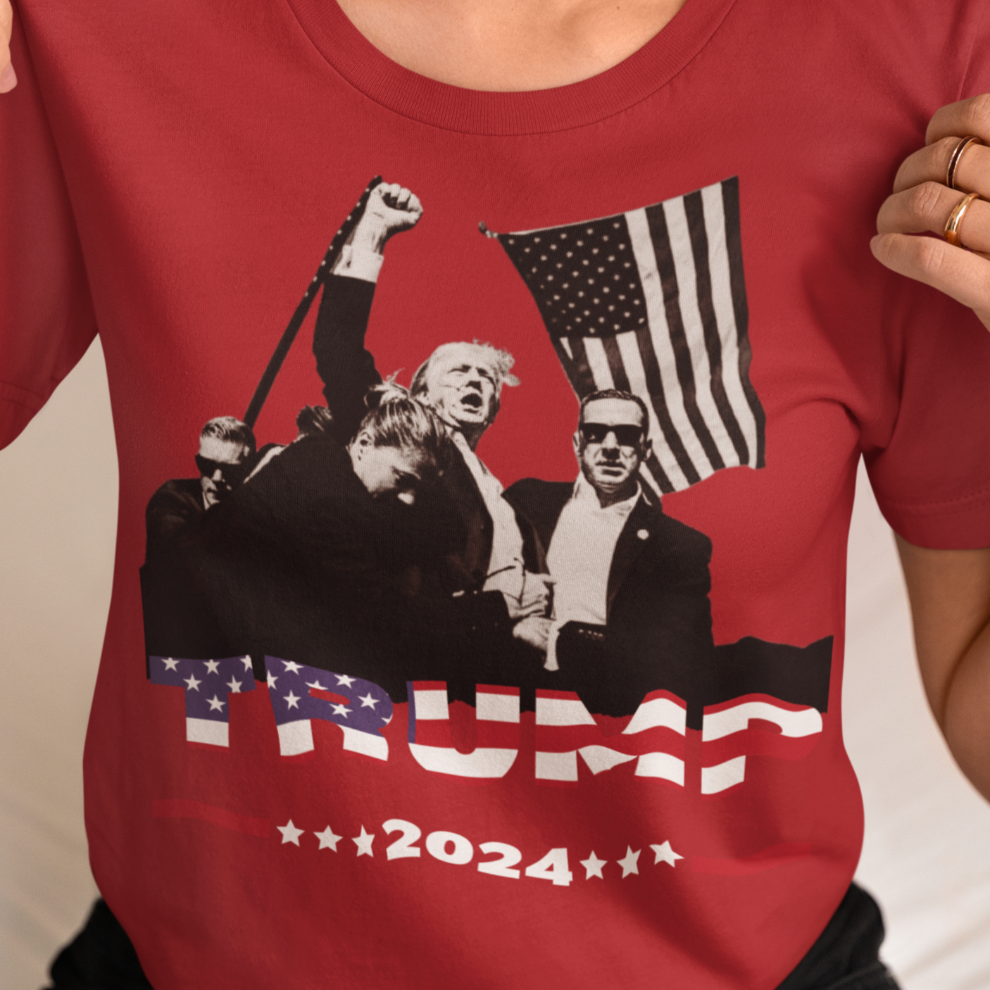 Trump 2024 Survived Shot At Election Rally T-Shirt