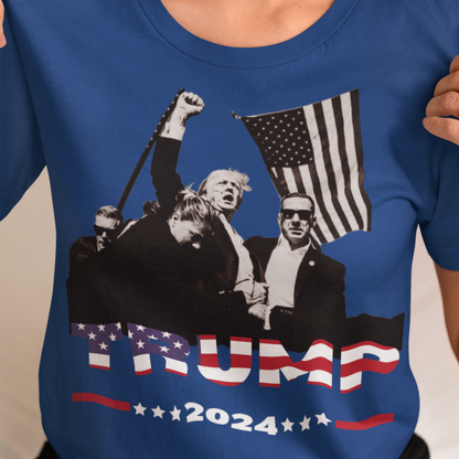 Trump 2024 Survived Shot At Election Rally T-Shirt