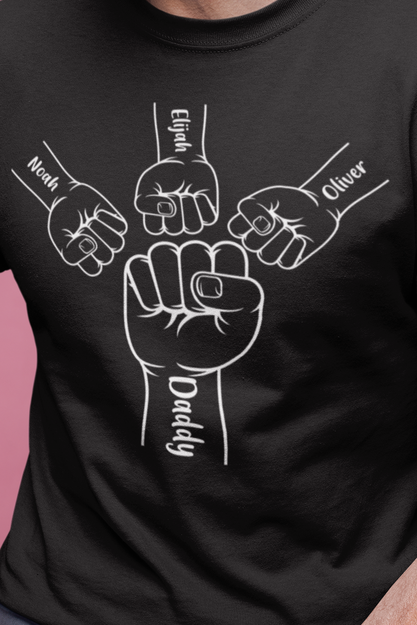 Pillar of Strength | Dad Fist Bump Short-Sleeve T-Shirt