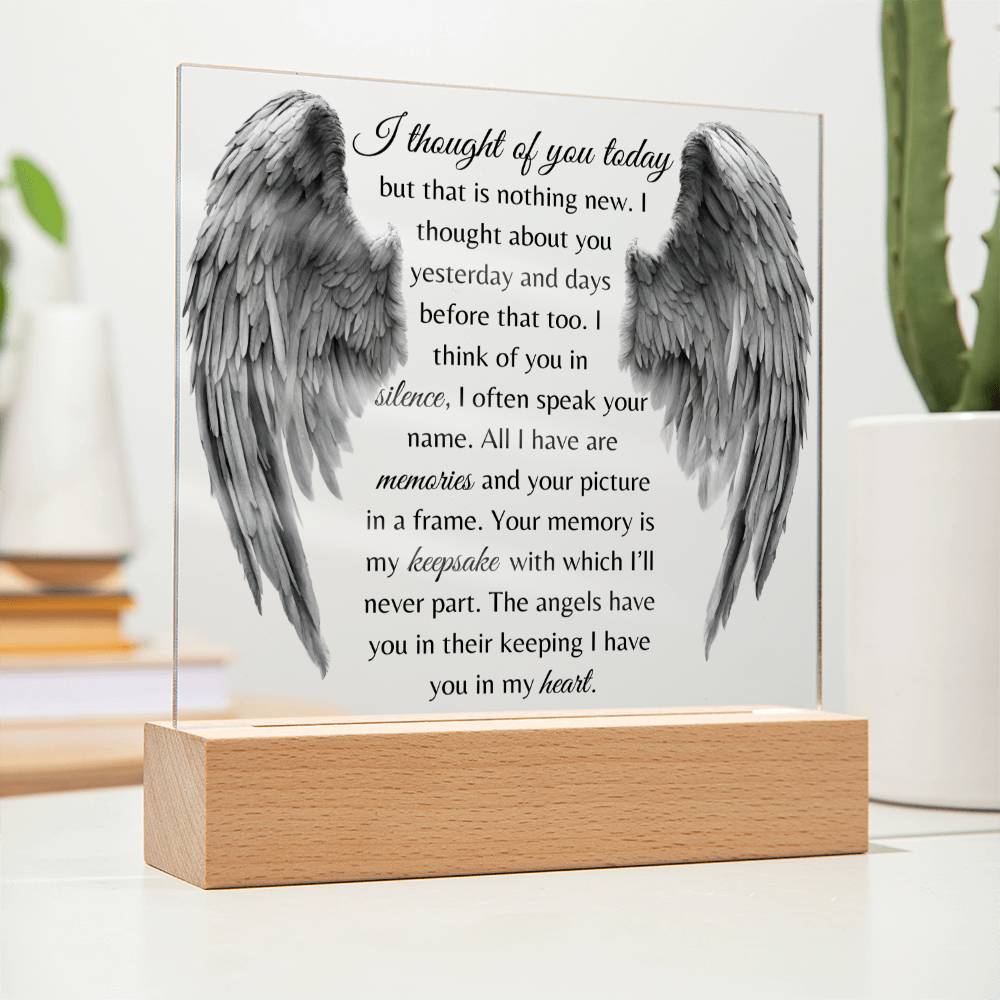 Keepsake Memory Plaque