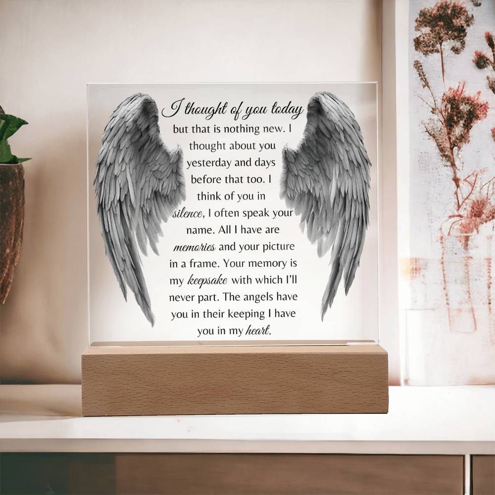 Keepsake Memory Plaque