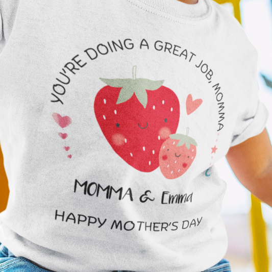 You're Doing A Great Job, Mommy | Happy Mother's Day Toddler Jersey T-Shirt