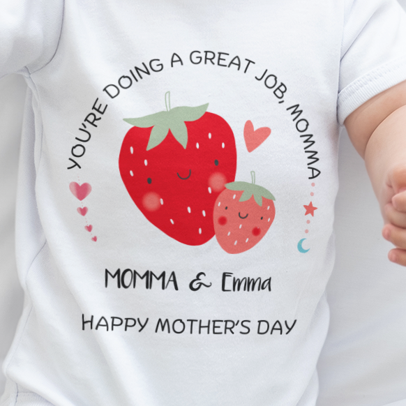 You're Doing A Great Job, Mommy | Happy Mother's Day Jersey Bodysuit