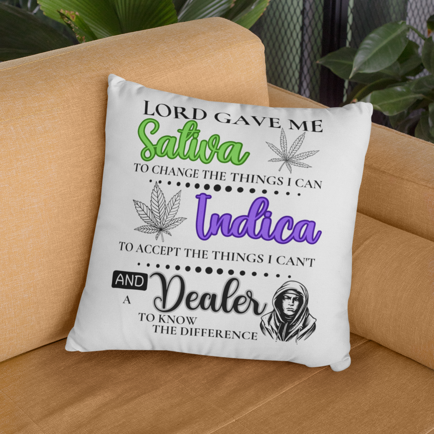 Sativa/Indica Shirt/Hoodie/Mug/Pillow