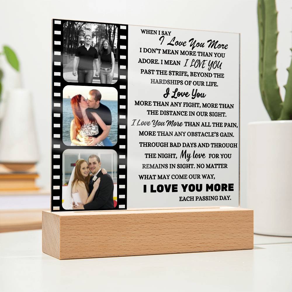 **Sale** Love Beyond Measure Acrylic Plaque