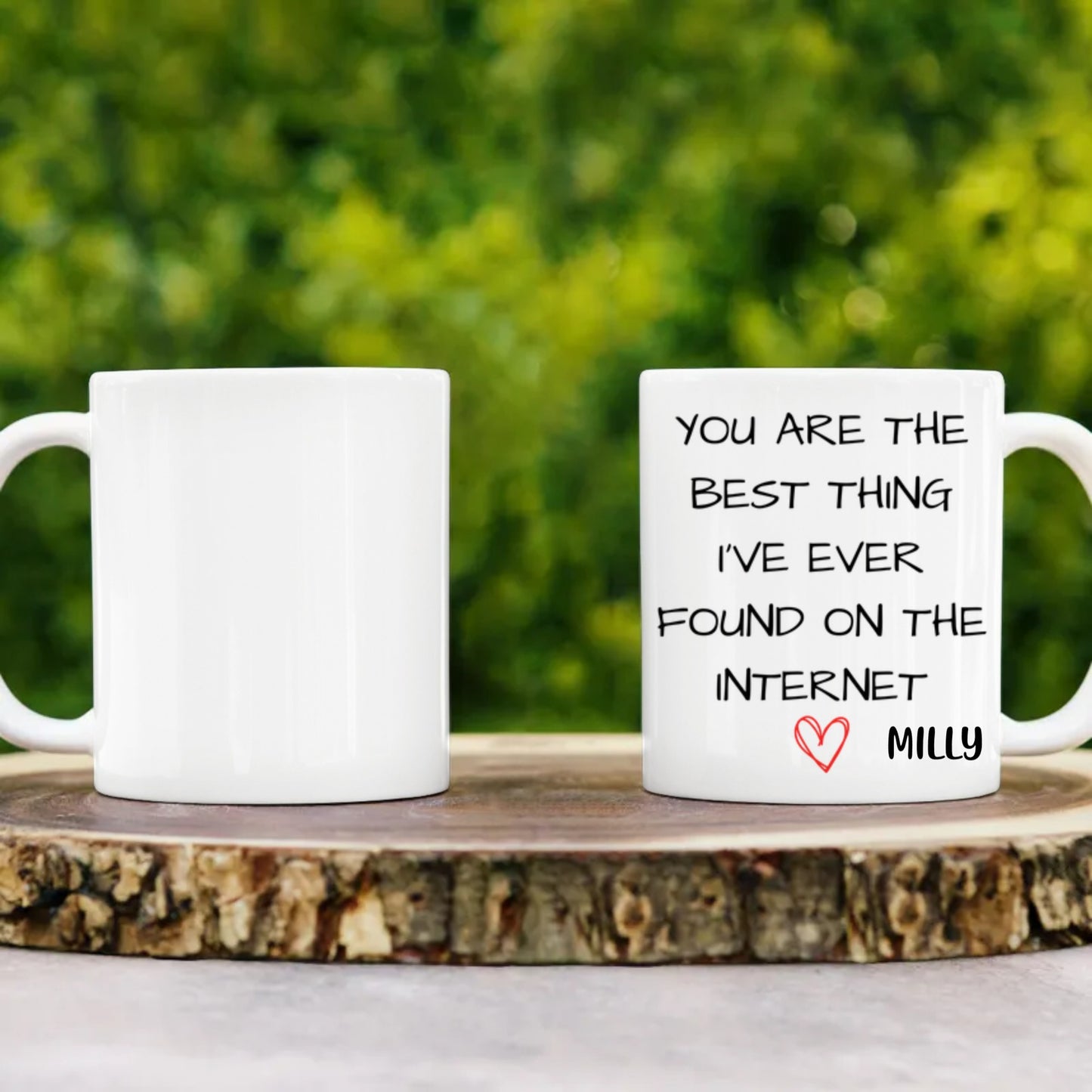 Personalized 'Best Thing I Found Online' Mug - Funny Gift for Him, Left/Right Handed